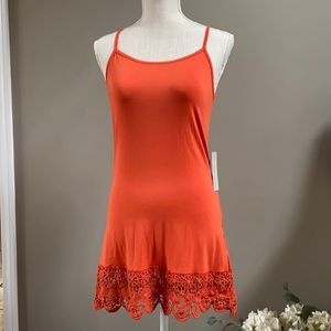 Monoreno Orange Tank -brand new Size S